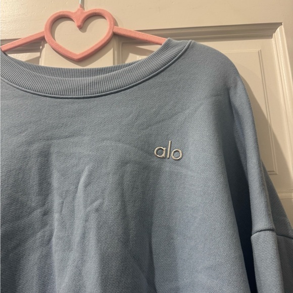 ALO Yoga Accolade Crewneck Pullover - Celestial Blue SOLD OUT - Picture 6 of 8